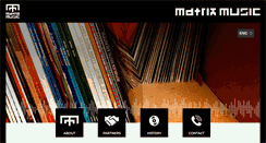 Desktop Screenshot of matrix-music.com