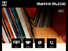 Tablet Screenshot of matrix-music.com